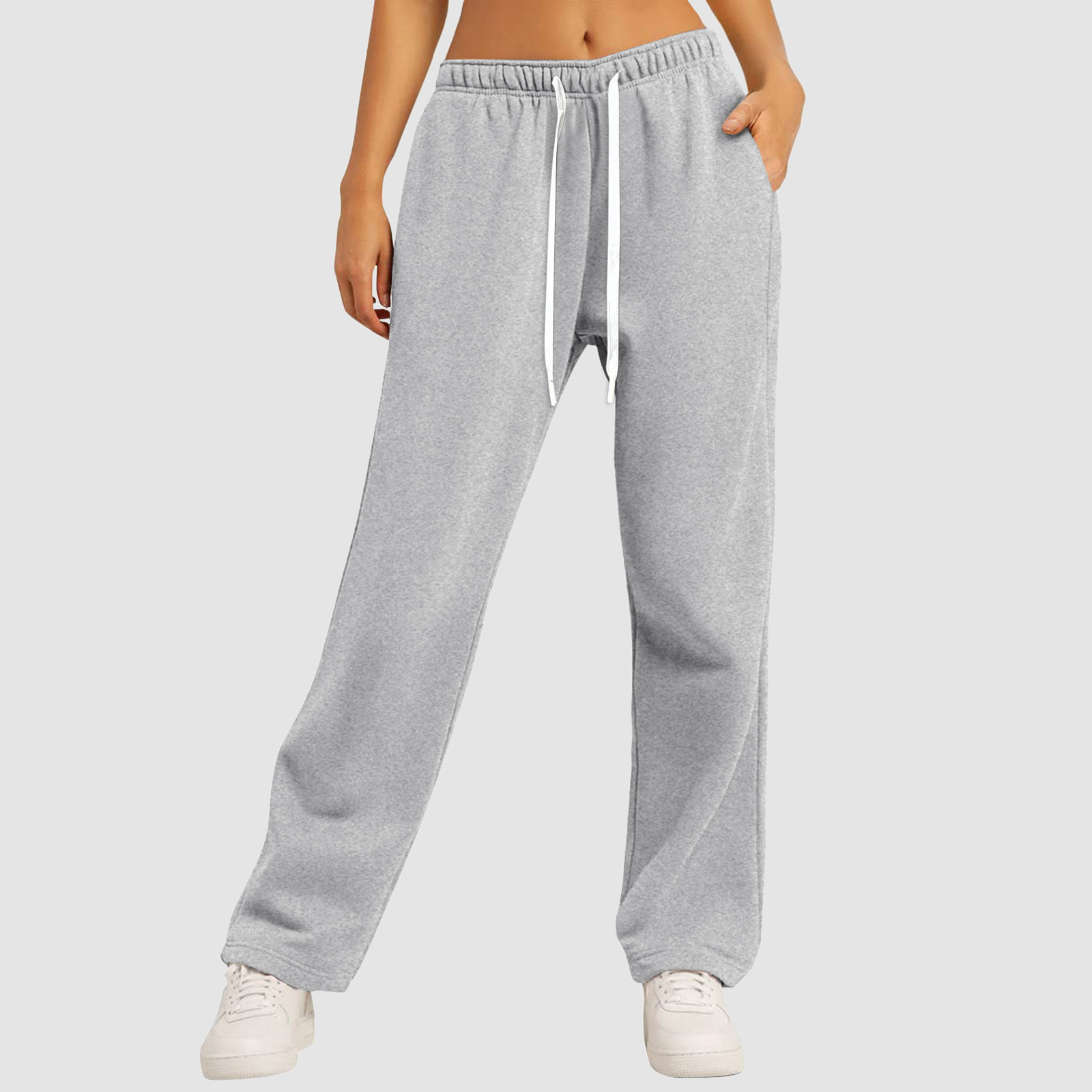 Fleece Lined Sweatpants Thermal Straight Leg Joggers 1 Fleece Lined Sweatpants
