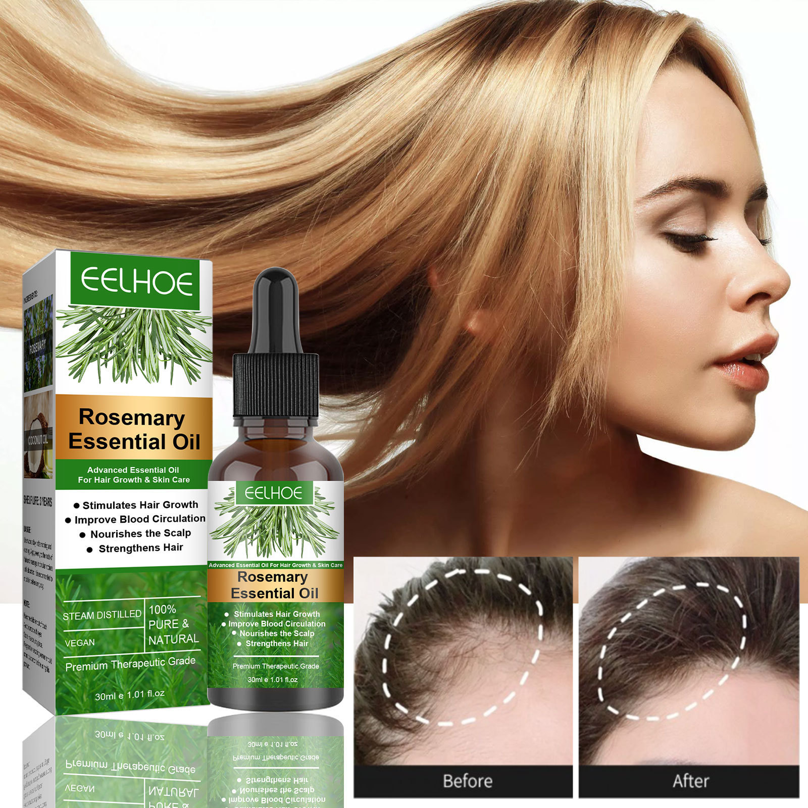 Rosemary Anti-Breakage Nourishing Hair Care Oil 4 Rosemary Anti-Breakage Nourishing Hair Care Oil - Image 4