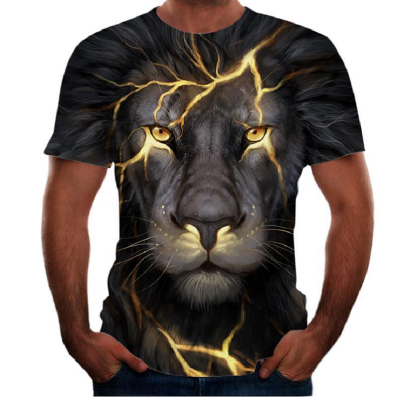 Wolf Shirt Men's 3D Howling Moon Graphic Summer Top 8 Wolf Shirt Men's 3D Howling Moon Graphic Summer Top - Image 8