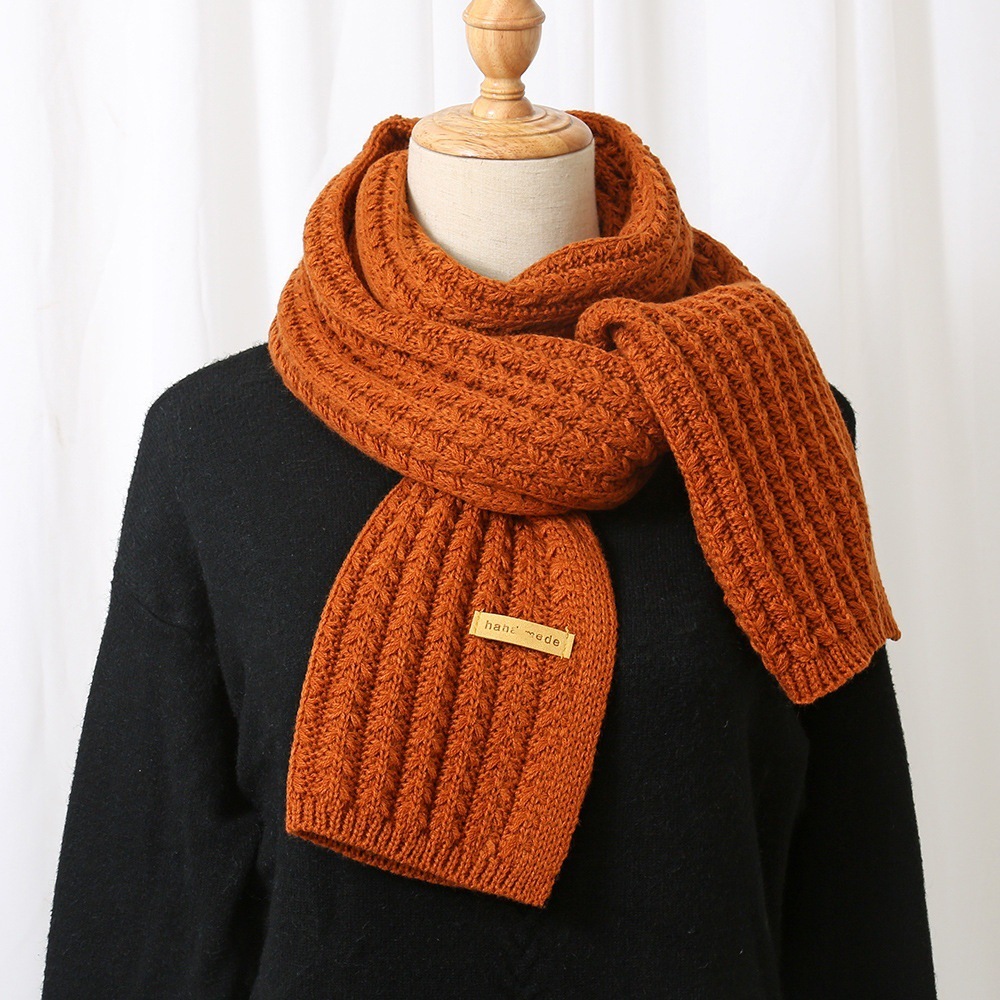 Women's Fashion Versatile Knitted Scarf 3 Women's Fashion Versatile Knitted Scarf - Image 3