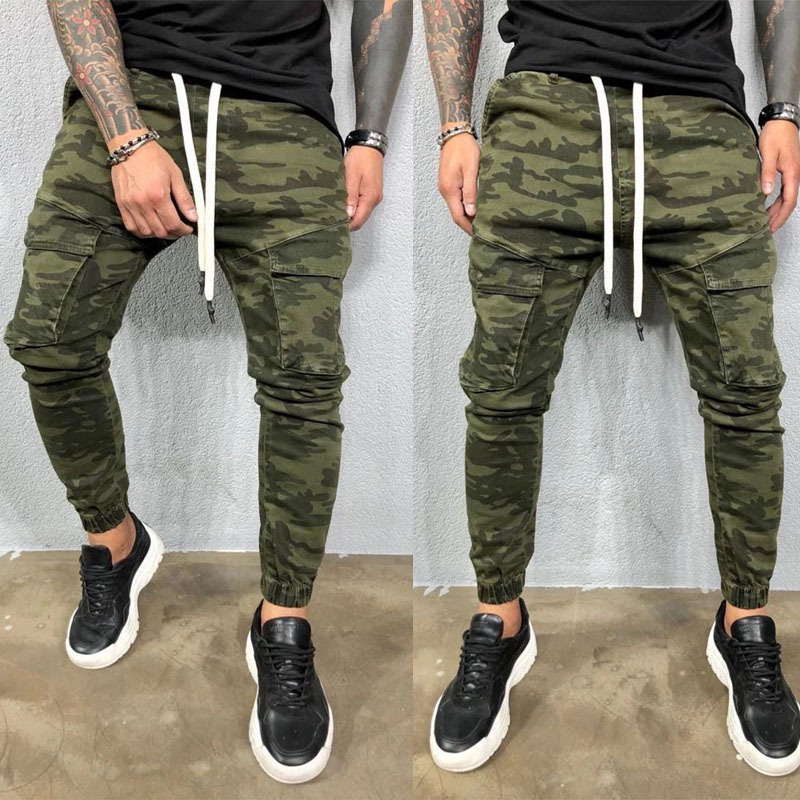 Cargo Joggers Men Camo Military Hip Hop Slim Fit 3 Cargo Joggers Men Camo Military Hip Hop Slim Fit - Image 3