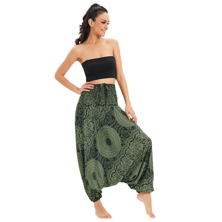 Casual Yoga Bohemian Wide-leg Pants 5 Casual Yoga Bohemian Wide-leg Pants - Image 5