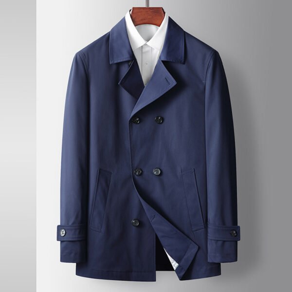 Men's Edit — Business Trench Coat Men's Slim Fit Luxury Overcoat