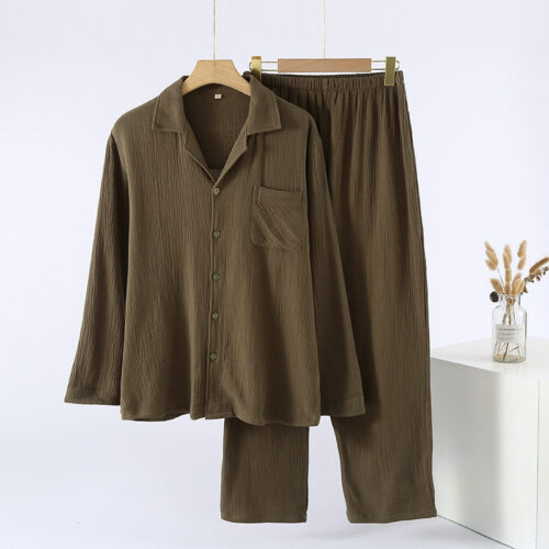 Men's Muslin Pajama Set