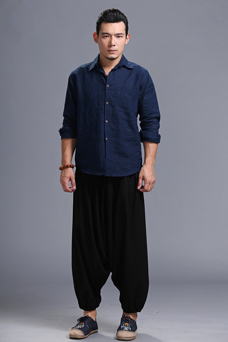 Men's Fashion And Comfort Hanging Harem Pants 8 Men's Fashion And Comfort Hanging Harem Pants - Image 8