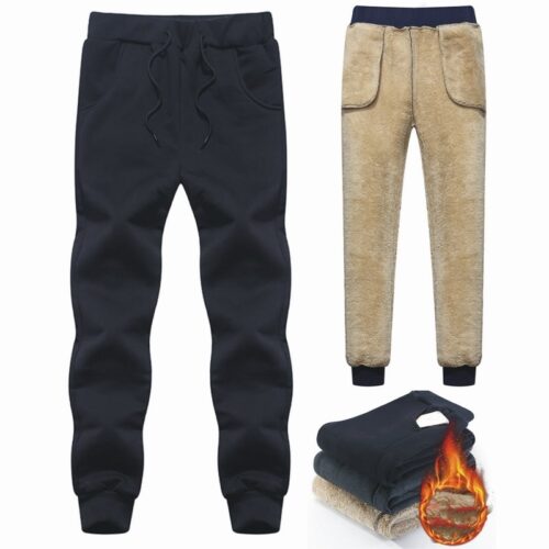 Heating thermal pants men's casual pants