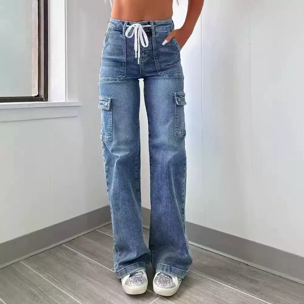 Cargo Pants for Women High Waisted Baggy Utility Jeans 7 Cargo Pants for Women High Waisted Baggy Utility Jeans - Image 7