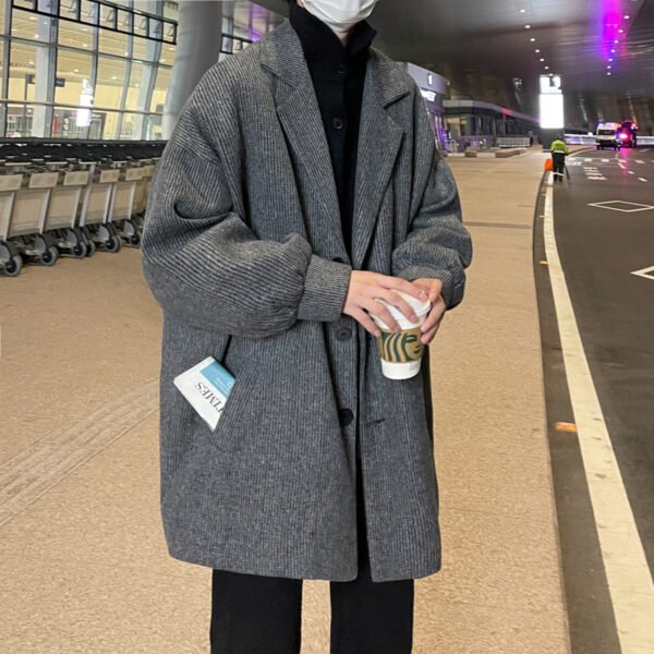 Men's Edit — Slim Fit Wool Coat Luxury Tailored Overcoat & Trench