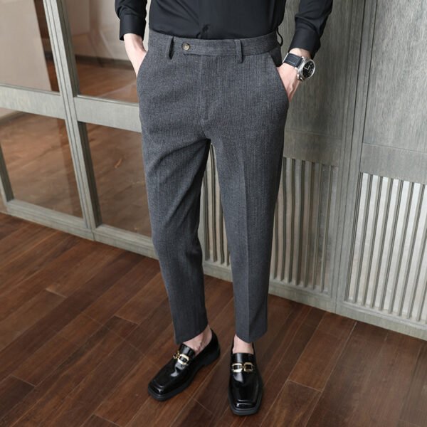 Men's Edit — Brushed Wool Trousers Mens Winter Outfits & Suit Pants