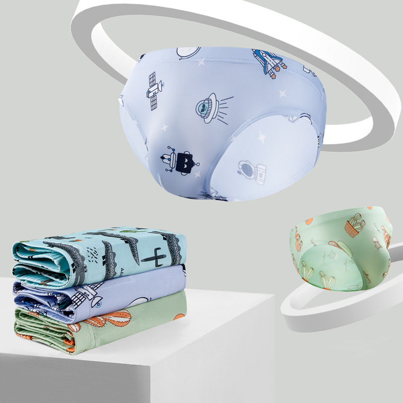 Briefs Men Ice Silk Novelty Print | Fun Breathable Underwear 5 Briefs Men Ice Silk Novelty Print | Fun Breathable Underwear - Image 5