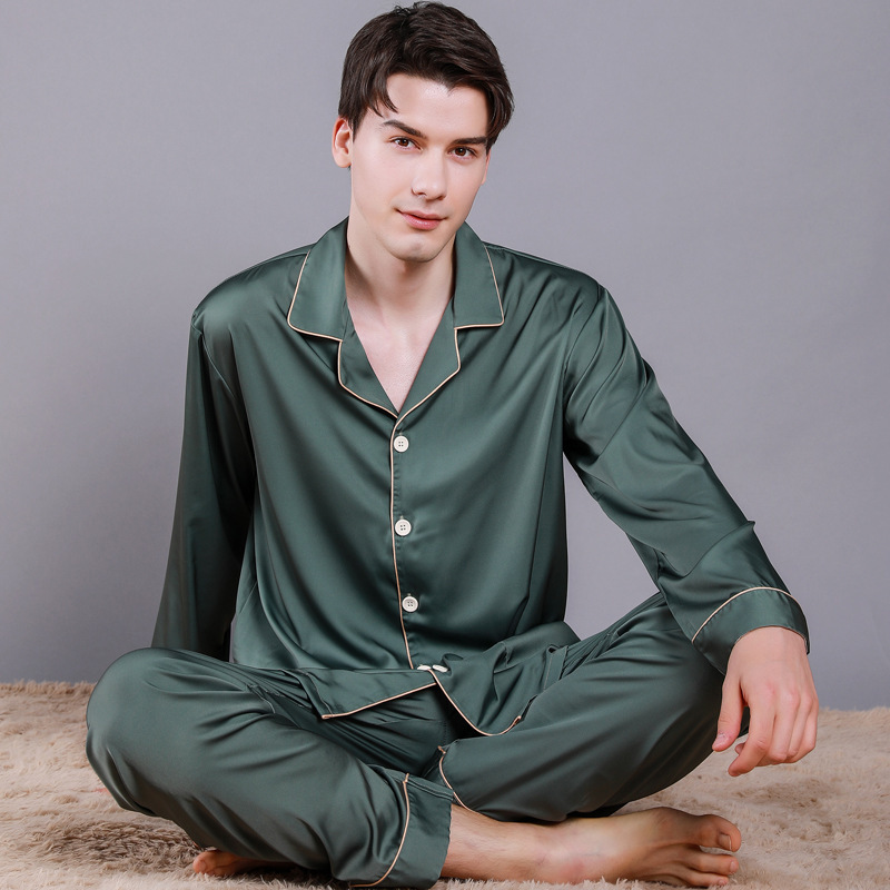 Men's Velvet Lounge Set | Long Sleeve Autumn Sleepwear 5 Men's Velvet Lounge Set | Long Sleeve Autumn Sleepwear - Image 5