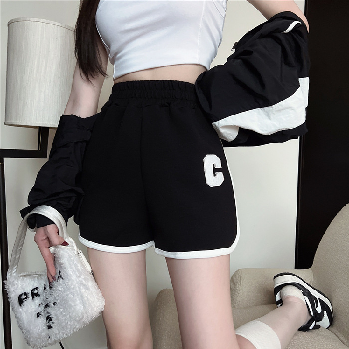 Athletic Shorts High Waisted Loose Fit Varsity Shorts 9 Athletic Shorts High Waisted Loose Fit Varsity Shorts - Image 9