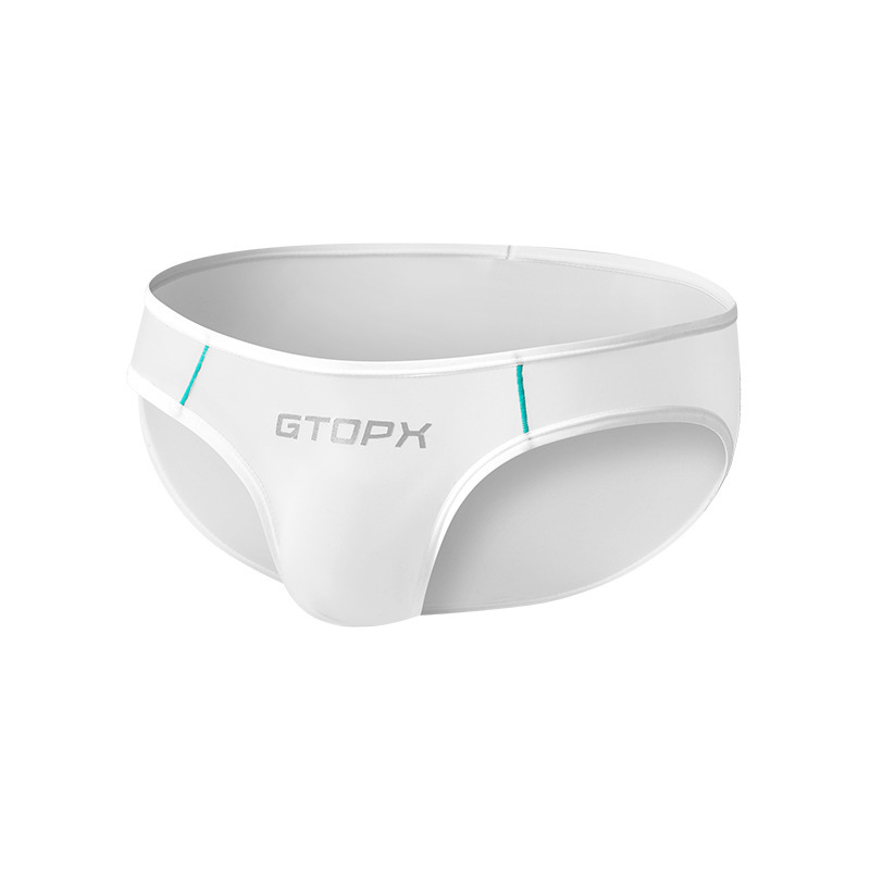 Men's Underwear Ice Silk Low Rise White | Clean Stretch Briefs 5 Men's Underwear Ice Silk Low Rise White | Clean Stretch Briefs - Image 5