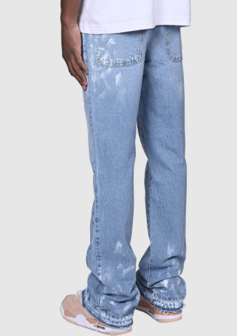 Men's Straight-leg Denim Pants Street Style 3 Men's Straight-leg Denim Pants Street Style - Image 3