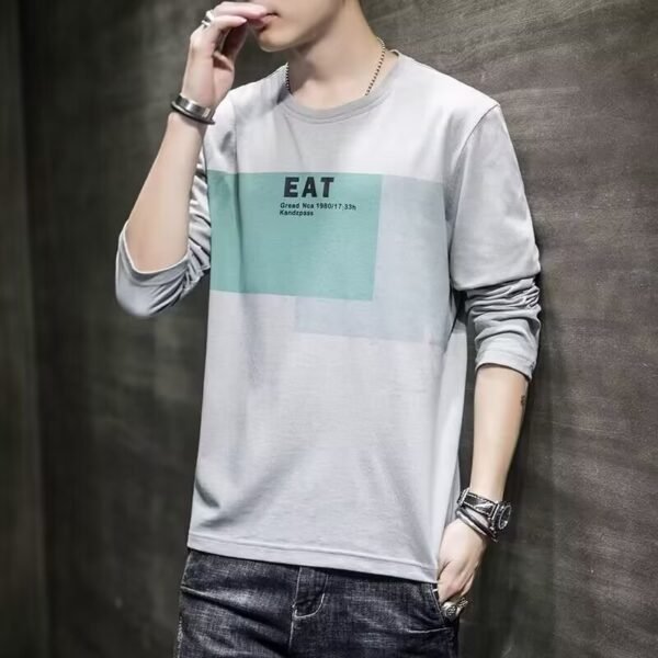 Men's Edit — Loose Fit Autumn Top Men's Graphic Long Sleeve Shirt