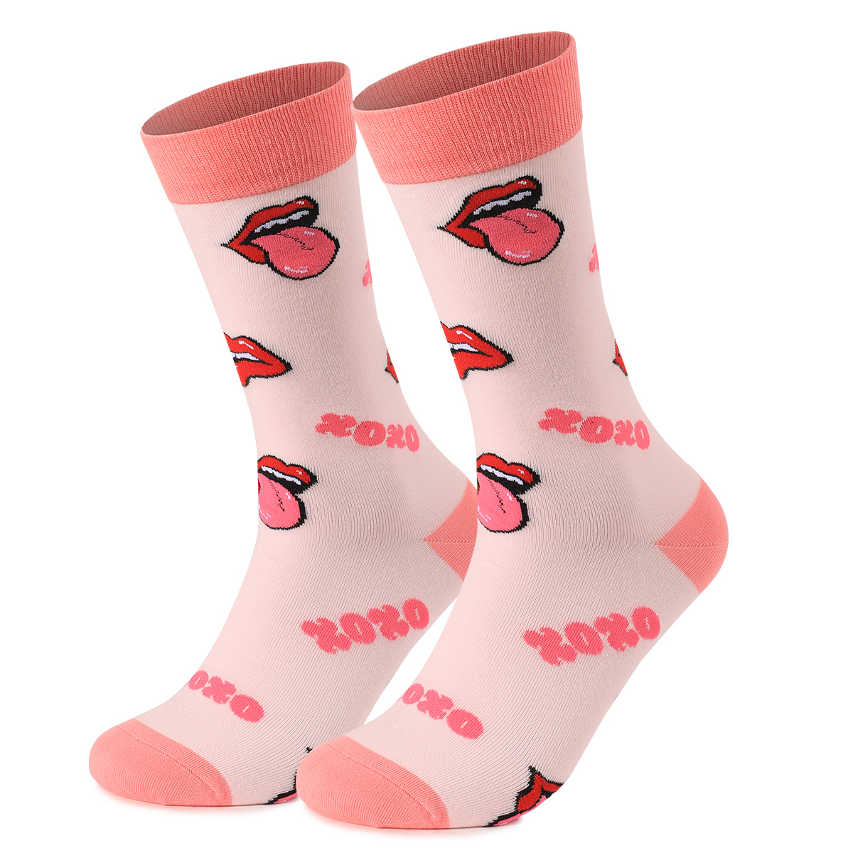 Trending Valentine's Day Gift Item 2 Pairs Of Mid-Calf Cotton Socks For Couples Unisex Soft And Cozy Design 7 Trending Valentine's Day Gift Item 2 Pairs Of Mid-Calf Cotton Socks For Couples Unisex Soft And Cozy Design - Image 7