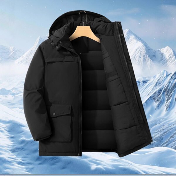 Men's Edit — Men's Padded Coat Thickened Detachable Hood Parka