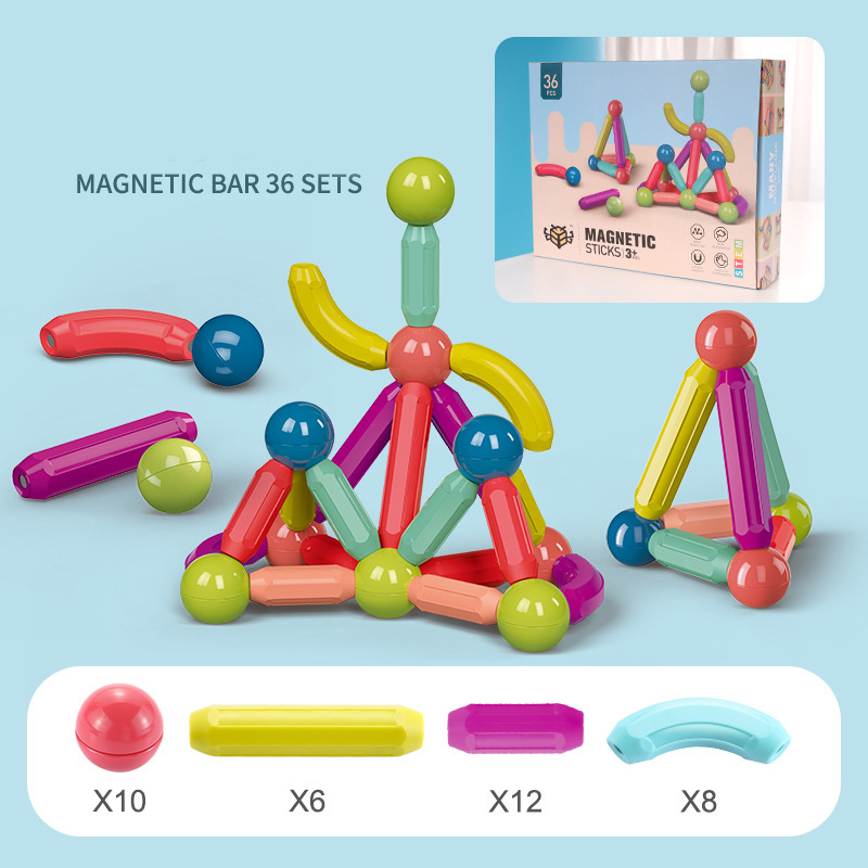Baby Toys Magnetic Stick Building Blocks Game Magnets Children Set Kids Magnets For Children Magnetic Toy Bricks 3 Baby Toys Magnetic Stick Building Blocks Game Magnets Children Set Kids Magnets For Children Magnetic Toy Bricks - Image 3