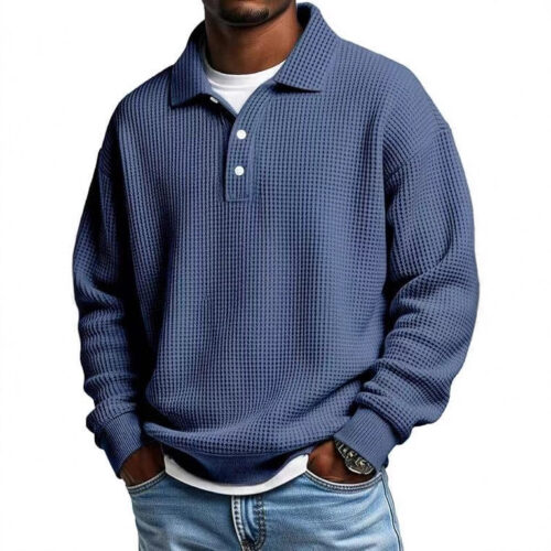 Men's Waffle Polo
