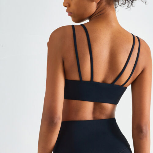 Strappy Back Sports Bra Women