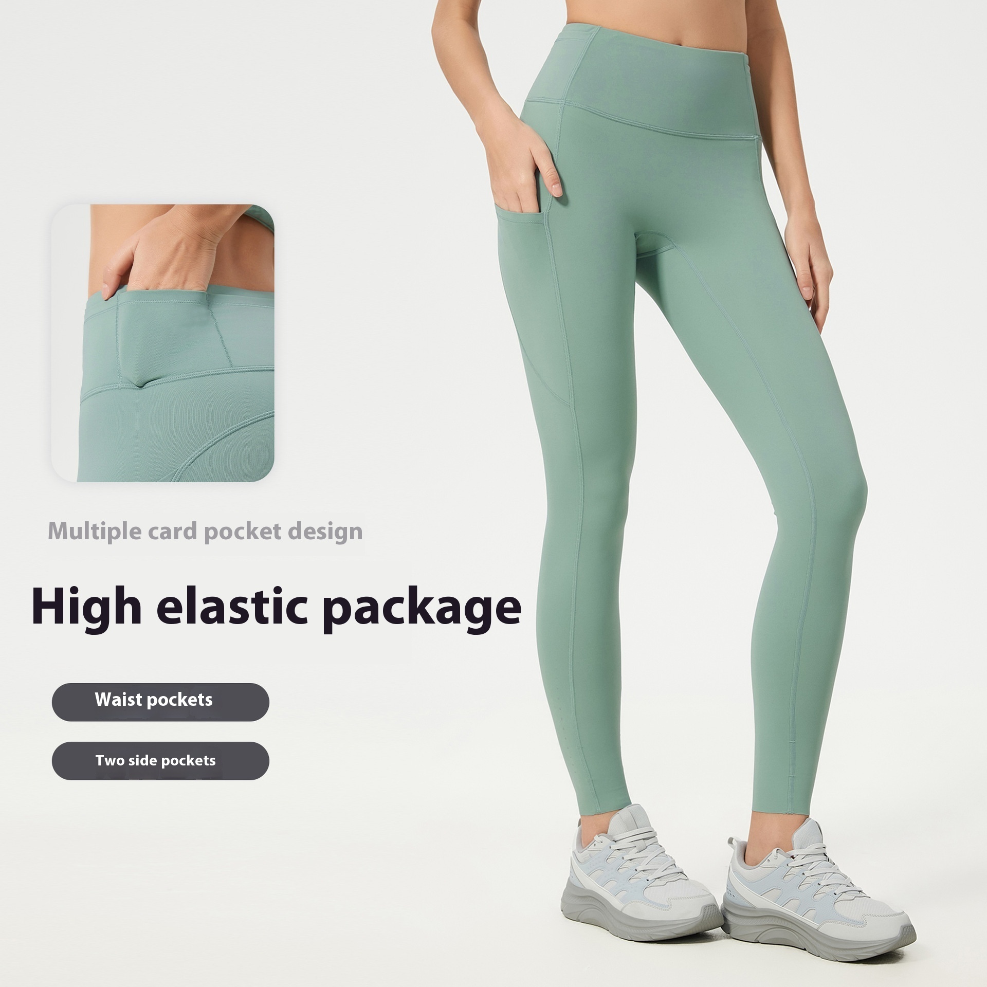 High Waist Yoga Pants Abdominal Shaping & Slimming Tights 7 High Waist Yoga Pants Abdominal Shaping & Slimming Tights - Image 7