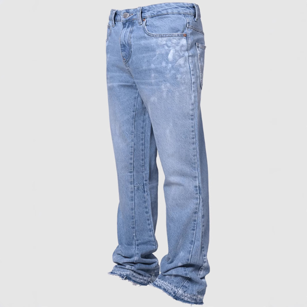 Men's Straight-leg Denim Pants Street Style 2 Men's Straight-leg Denim Pants Street Style - Image 2