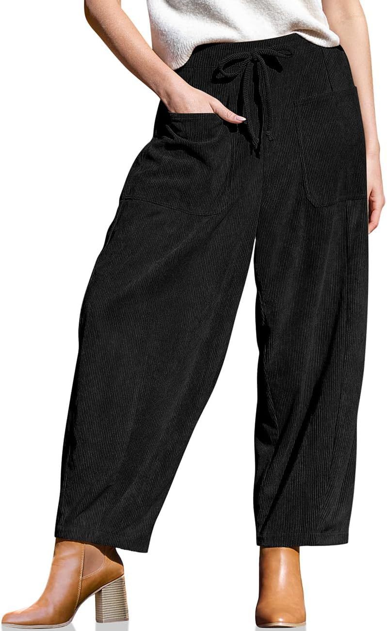 Wide Leg Cargo Pants High Waisted Baggy Utility Trousers 3 Wide Leg Cargo Pants High Waisted Baggy Utility Trousers - Image 3