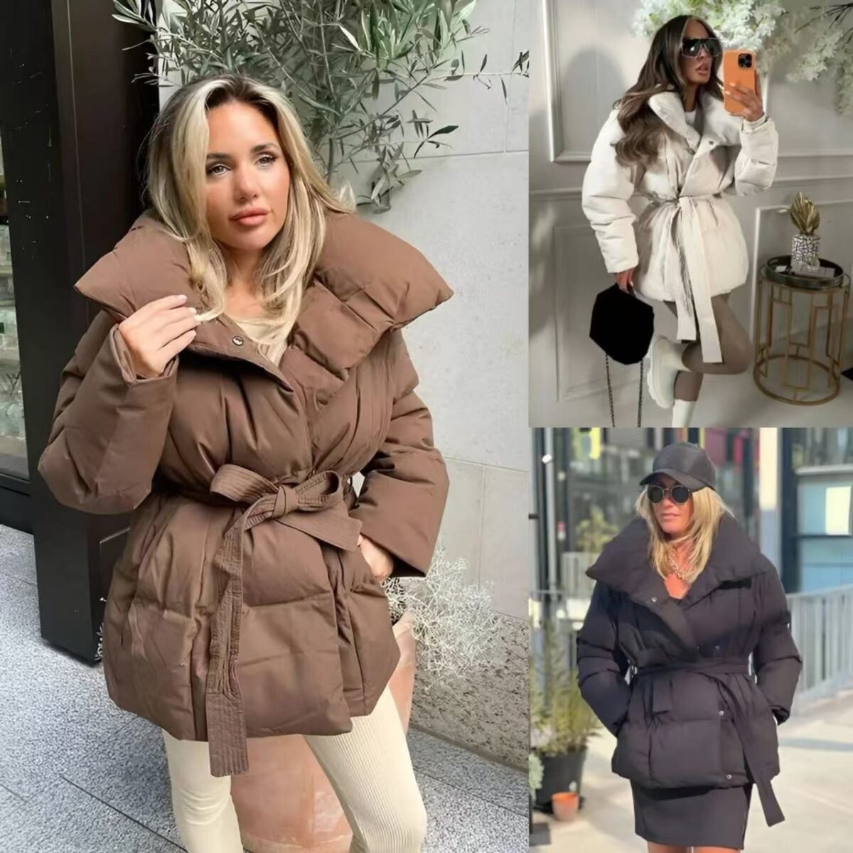Summer Collection — Women's Winter Jackets | Warm Outwear for Women  Belted Coat