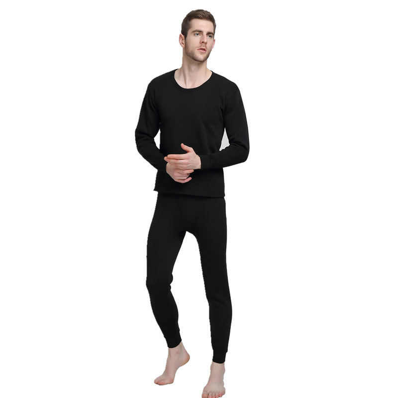 Men's Thermal Underwear Set Fleece Lined Winter Base Layer 7 Men's Thermal Underwear Set Fleece Lined Winter Base Layer - Image 7