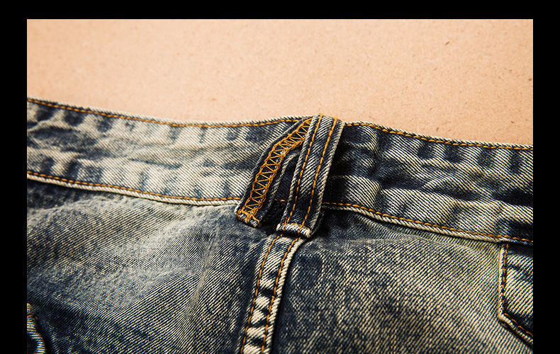 Splicing Denim Biker Cargo Jeans Premium Moto Utility 5 Splicing Denim Biker Cargo Jeans Premium Moto Utility - Image 5