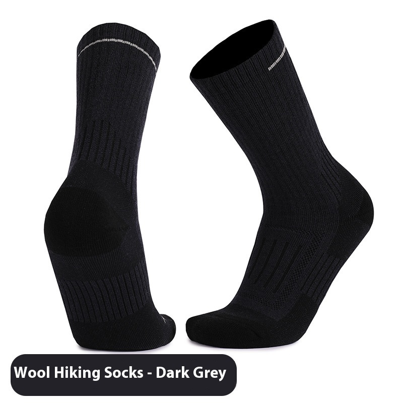 Men's And Women's Warm Wool Knee-high Sports Socks 4 Men's And Women's Warm Wool Knee-high Sports Socks - Image 4
