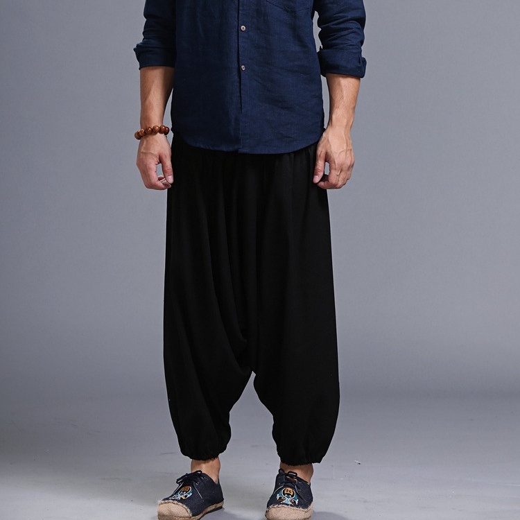 Men's Fashion And Comfort Hanging Harem Pants 1 Men's Fashion And Comfort Hanging Harem Pants