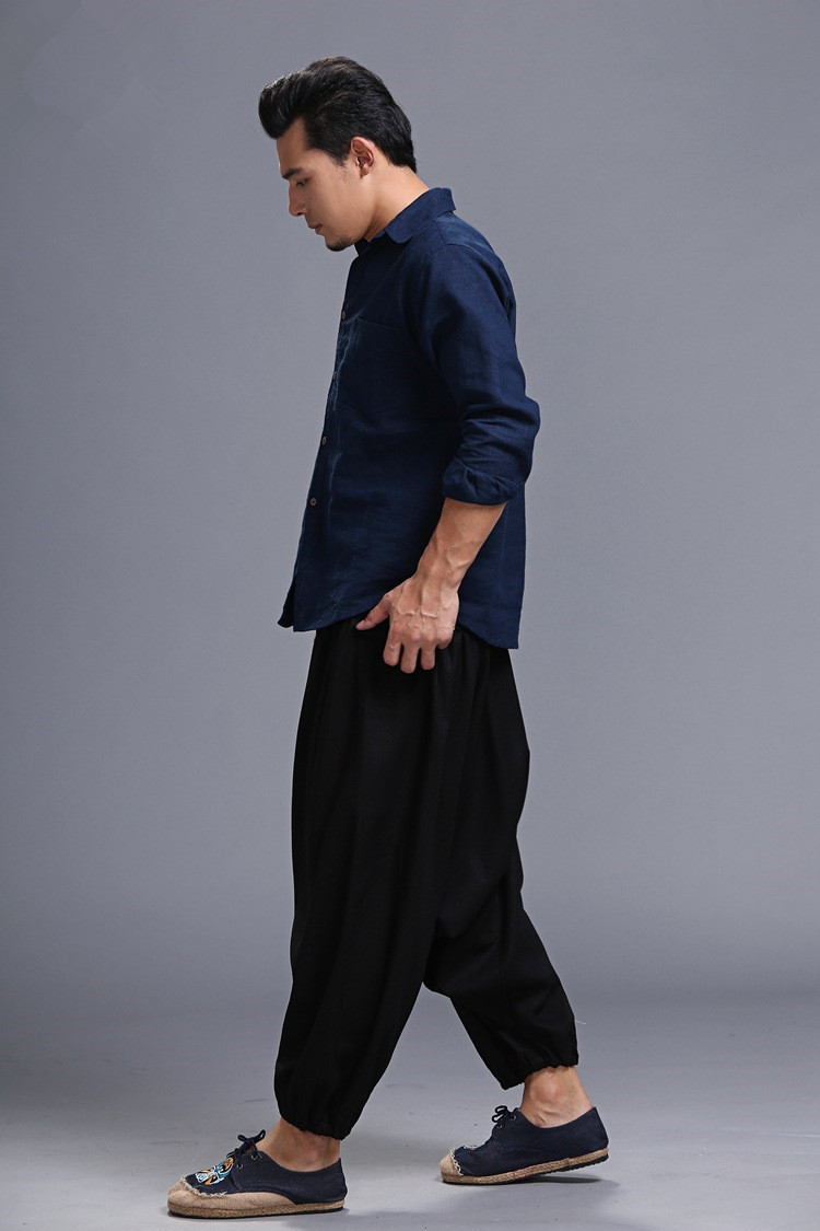 Men's Fashion And Comfort Hanging Harem Pants 9 Men's Fashion And Comfort Hanging Harem Pants - Image 9