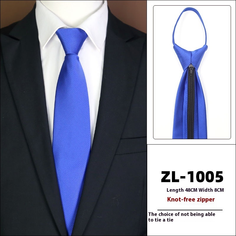 Men's Formal Wear Business Zipper Tie-free 6 Men's Formal Wear Business Zipper Tie-free - Image 6