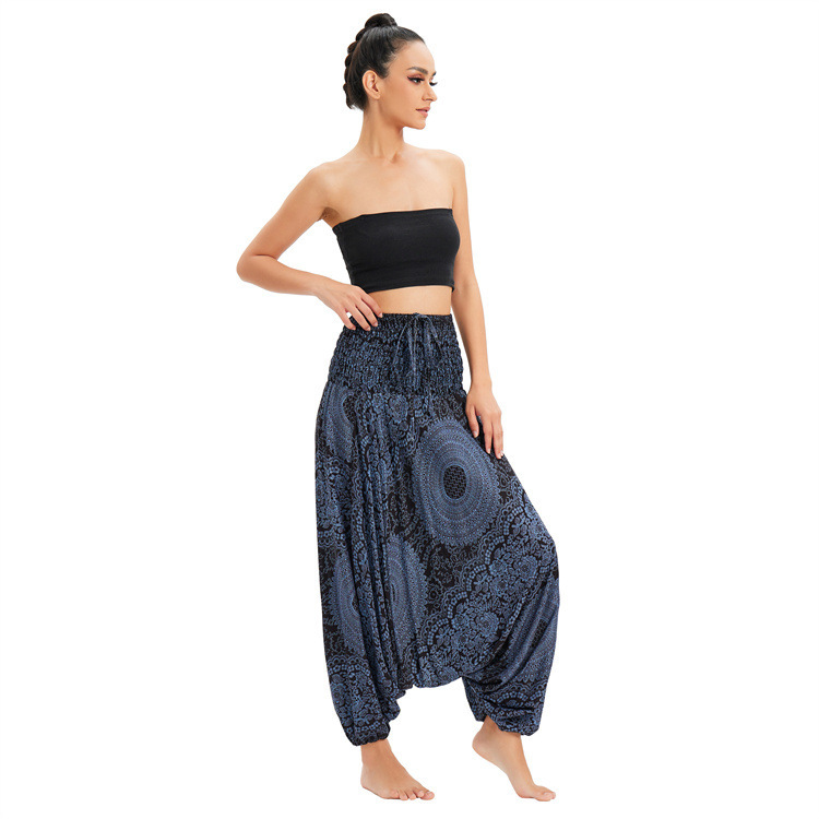 Casual Yoga Bohemian Wide-leg Pants 2 Casual Yoga Bohemian Wide-leg Pants - Image 2
