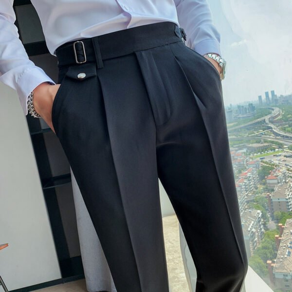 Summer Collection — Men's Solid Cotton Relaxed Trousers