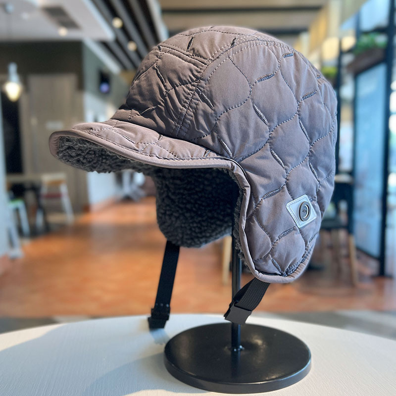 Thickened Fleece-lined Lamb Wool Warm Earflaps Cap 3 Thickened Fleece-lined Lamb Wool Warm Earflaps Cap - Image 3