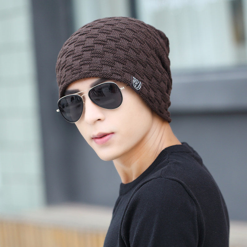 New style, cashmere and warm men's hat for autumn and winter outdoor knitted caps 7 New style, cashmere and warm men's hat for autumn and winter outdoor knitted caps - Image 7