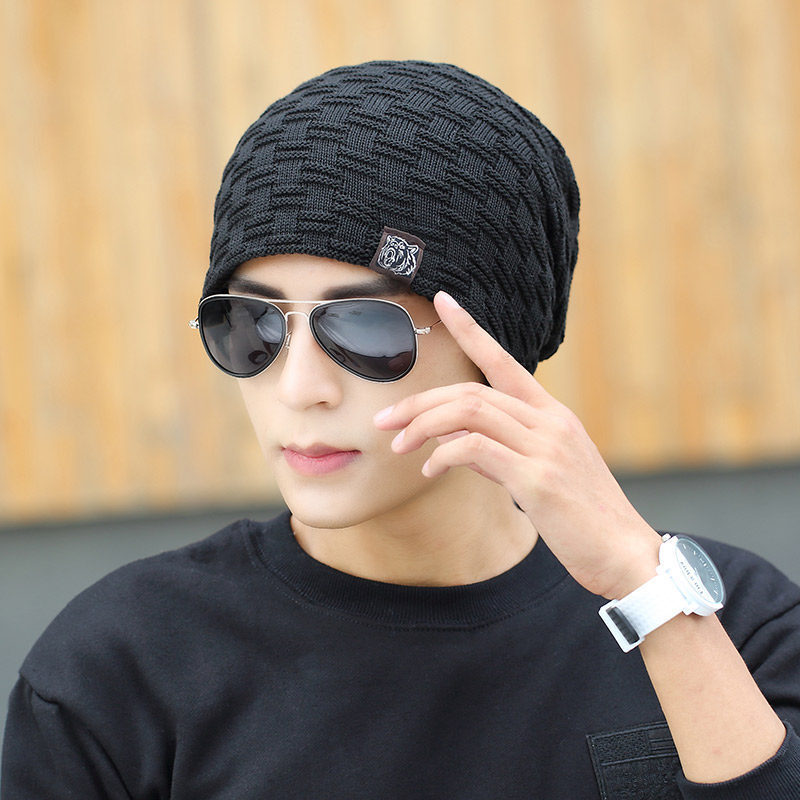 New style, cashmere and warm men's hat for autumn and winter outdoor knitted caps 8 New style, cashmere and warm men's hat for autumn and winter outdoor knitted caps - Image 8