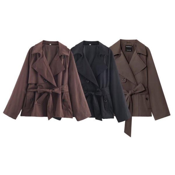The Resort Edit — Women's Loose Short Trench Coat