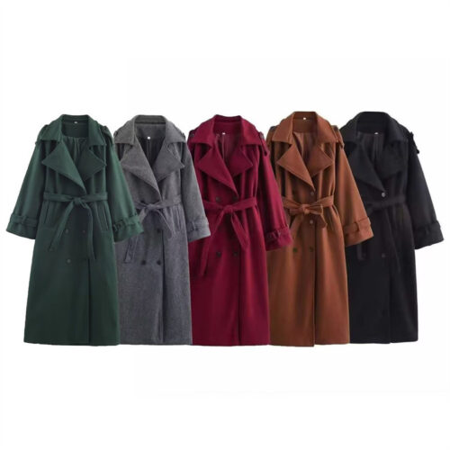 Double Breasted Wool Coat