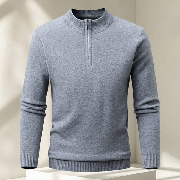 Men's Edit — Men's Half-Zip Knit Sweater Pullover