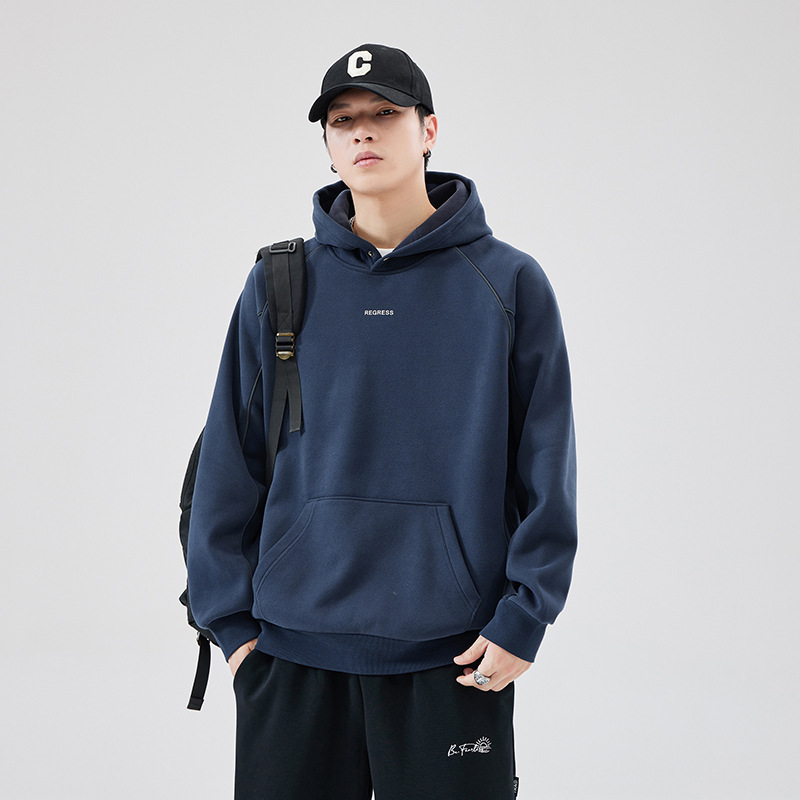 Heavyweight Fleece Hoodie Thick Men's Thermal Winter 4 Heavyweight Fleece Hoodie Thick Men's Thermal Winter - Image 4