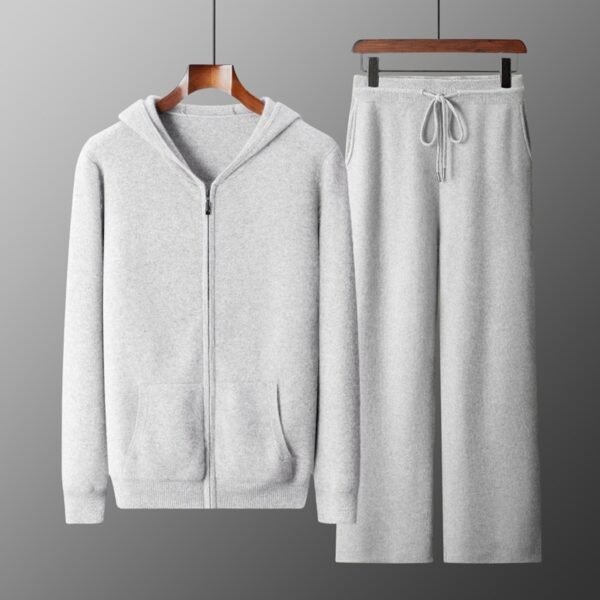 Men's Edit — Men's Loungewear Thick Hooded Zip Cardigan & Joggers