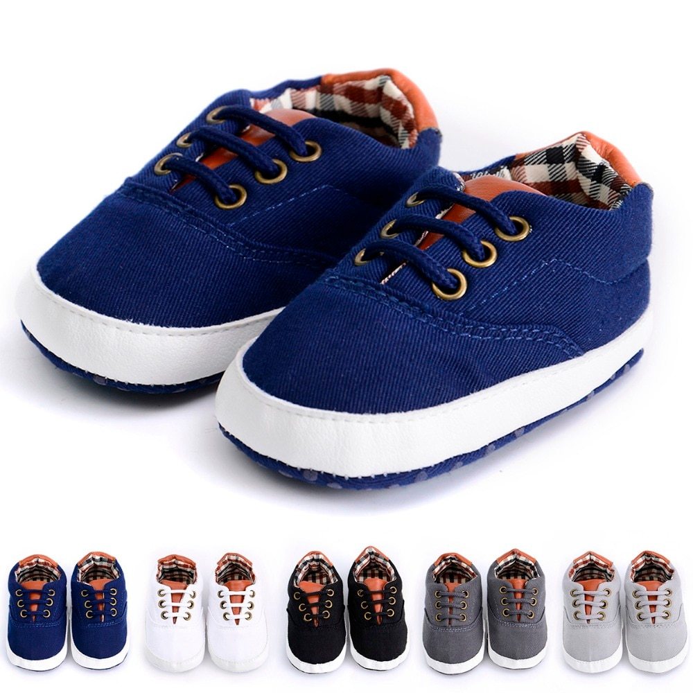 Solid color casual lace soft bottom baby canvas shoes baby shoes toddler shoes 1 Solid color casual lace soft bottom baby canvas shoes baby shoes toddler shoes