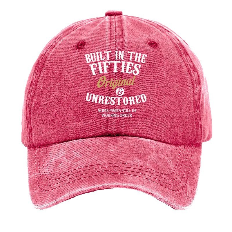 Washed Print Denim Baseball Cap Retro Versatile Soft Top Hat 10 Washed Print Denim Baseball Cap Retro Versatile Soft Top Hat - Image 10