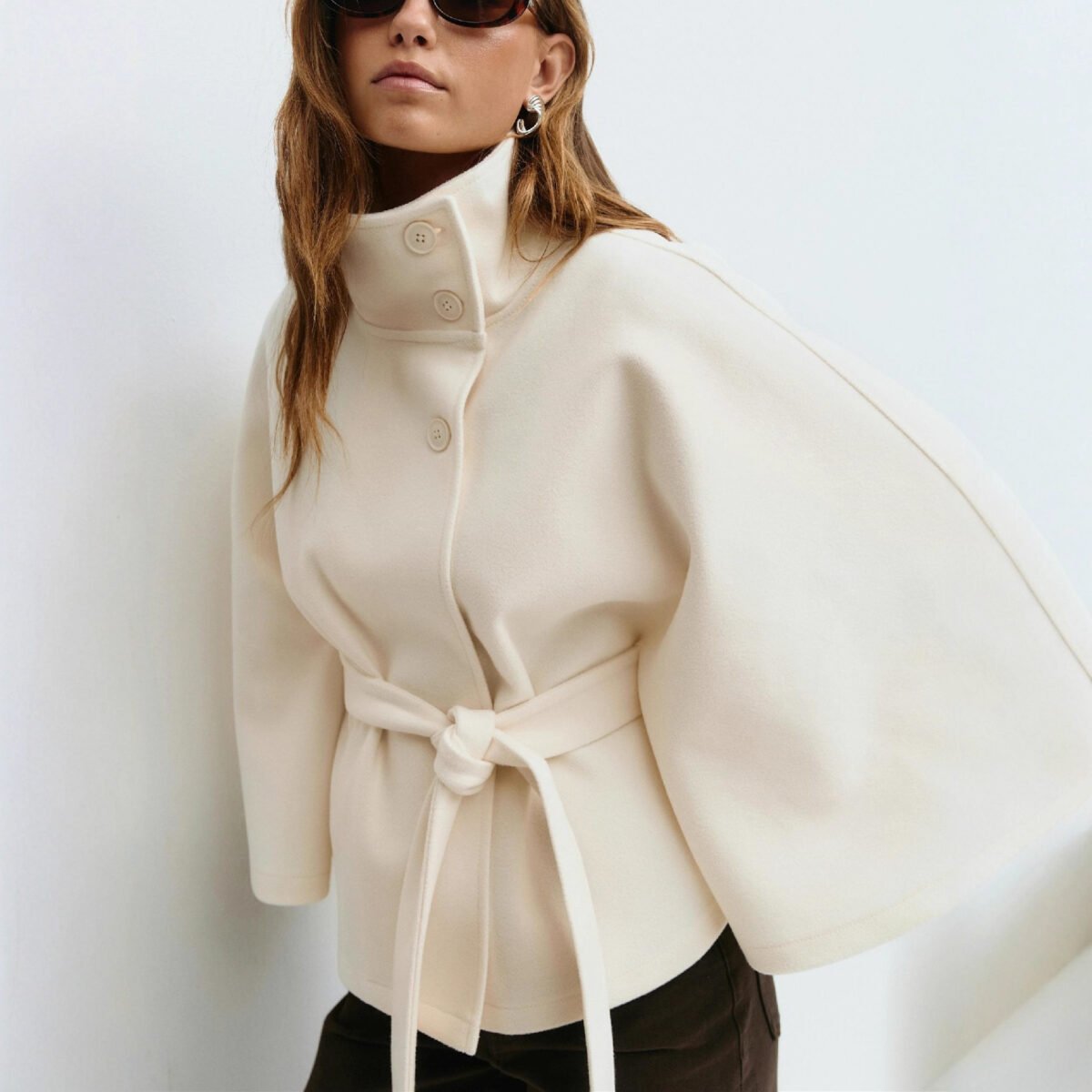 The Resort Edit — Women's Stand-Collar Trench Coat