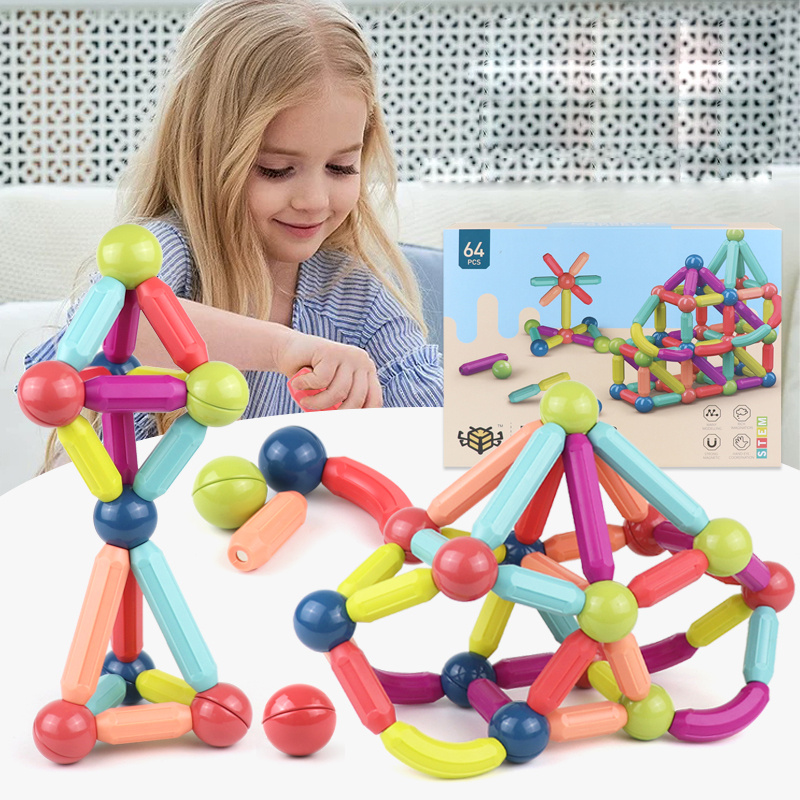 Baby Toys Magnetic Stick Building Blocks Game Magnets Children Set Kids Magnets For Children Magnetic Toy Bricks 2 Baby Toys Magnetic Stick Building Blocks Game Magnets Children Set Kids Magnets For Children Magnetic Toy Bricks - Image 2