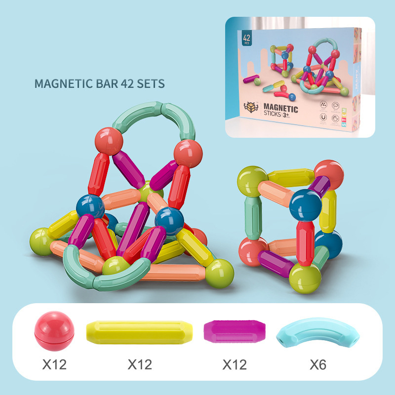 Baby Toys Magnetic Stick Building Blocks Game Magnets Children Set Kids Magnets For Children Magnetic Toy Bricks 5 Baby Toys Magnetic Stick Building Blocks Game Magnets Children Set Kids Magnets For Children Magnetic Toy Bricks - Image 5