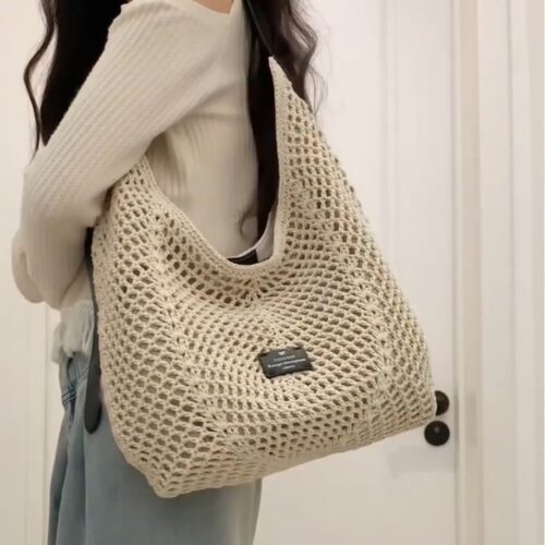 Luxury Woven Hobo Bag